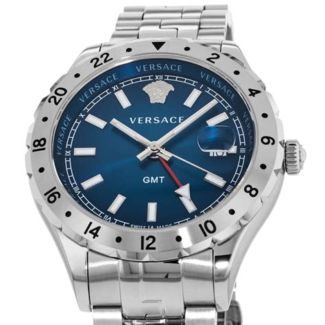 Hellenyium GMT Blue Dial Stainless Steel Men's Watch 